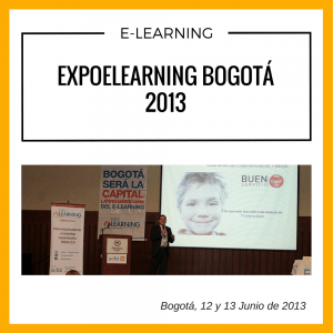 EXPOELEARNING celebrado en Bogota el 12 y 13 junio de 2013