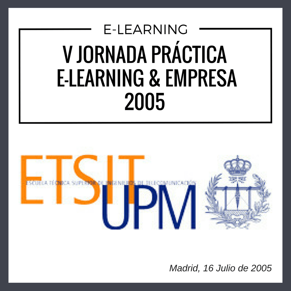 V JORNADA PRACTICA ELEARNING & EMPRESA 2005